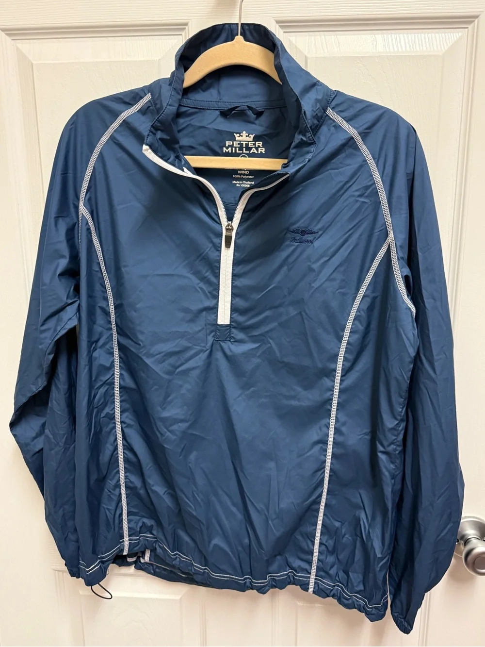 Peter Millar Navy Blue Windbreaker Pullover